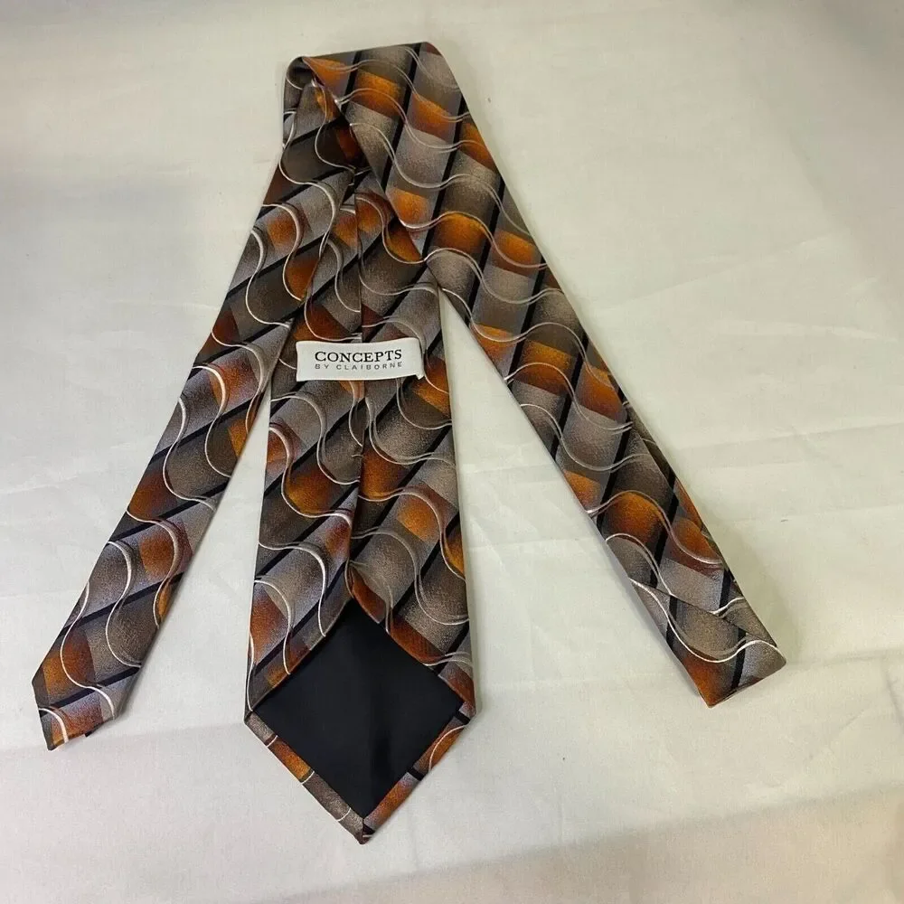 #6629 Concepts By Claiborne Multicolored Mens Necktie, Tie